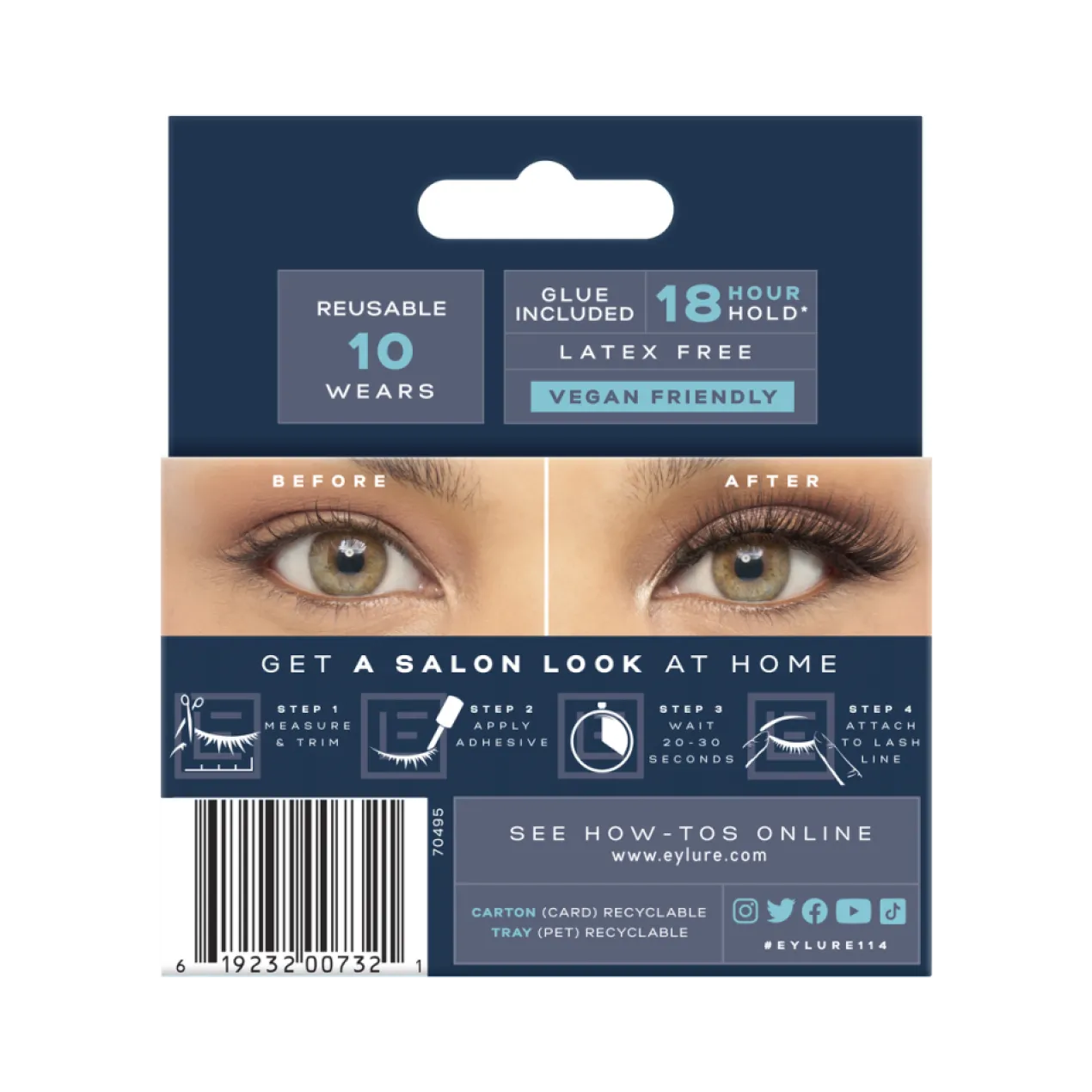 Faux-cils Volume Salon Curl 114 effet extension naturelle