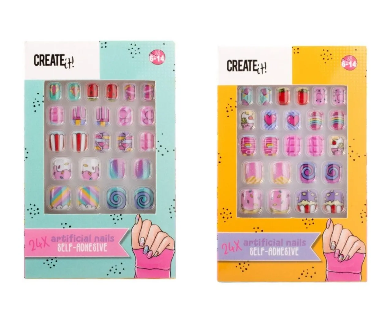 Faux Ongles Autocollants Candy