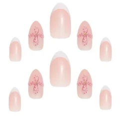 Faux Ongles 3D Gel Finish Orchid Bloom