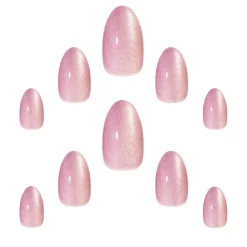 Faux Ongles Fairy Tale Cat Eye Short Almond