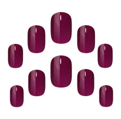 Faux Ongles Gel Finish Berry Blast