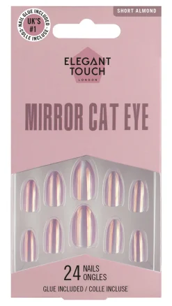 Faux Ongles Gel Finish Mirror Cat Eye