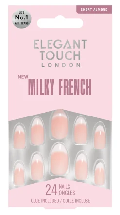 Faux Ongles Milky Rose
