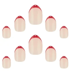 Faux ongles Petite Gel Finish Red Tips Édition Limitée