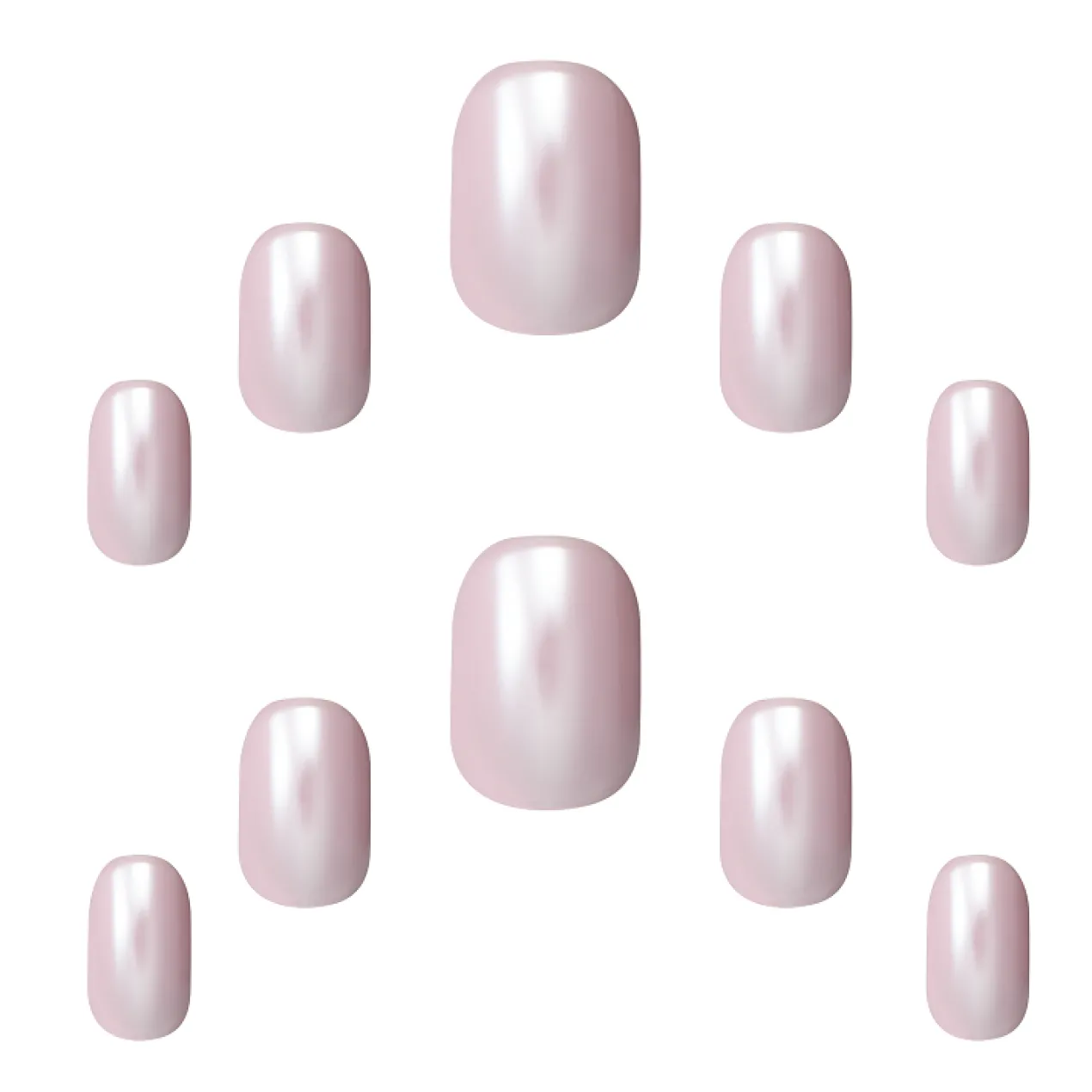 Faux ongles Petite Glass Nails Sugar Snow Édition Limitée