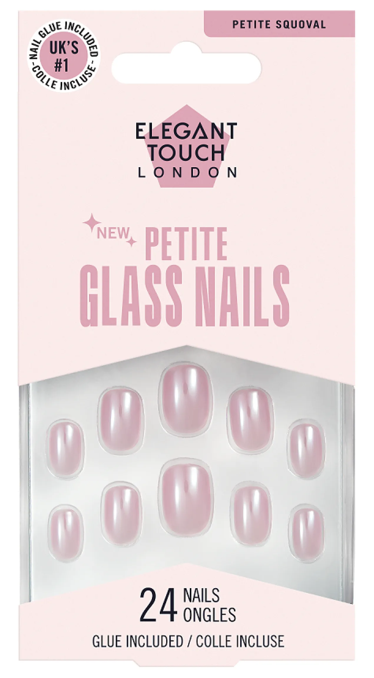 Faux ongles Petite Glass Nails Sugar Snow Édition Limitée