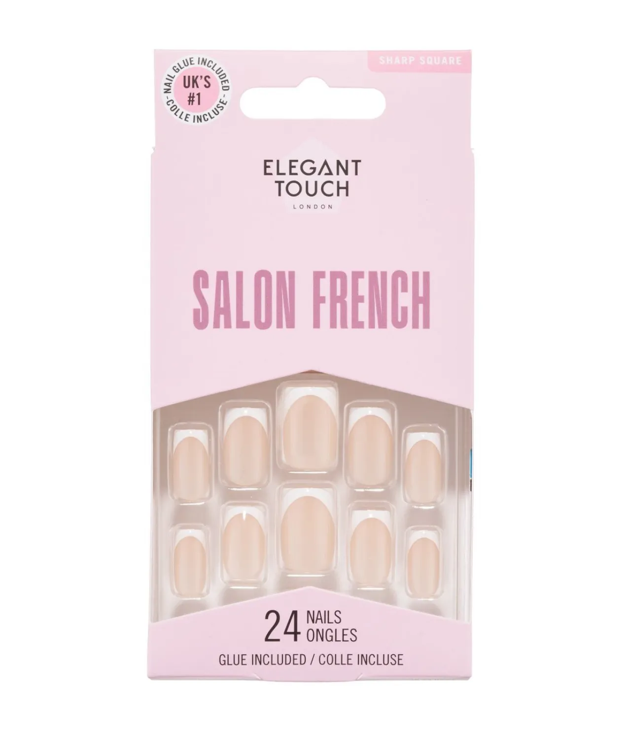Faux ongles Salon French 168