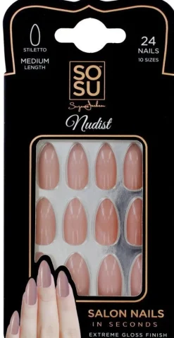 Faux Ongles Stiletto Nudist
