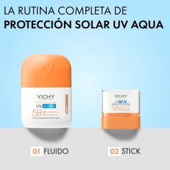Fluide hydratant invisible Capital Soleil UV Aqua SPF50 – teinte moyenne