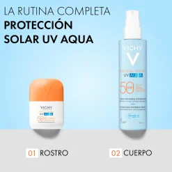 Fluide hydratant invisible Capital Soleil UV Aqua SPF50 – teinte claire