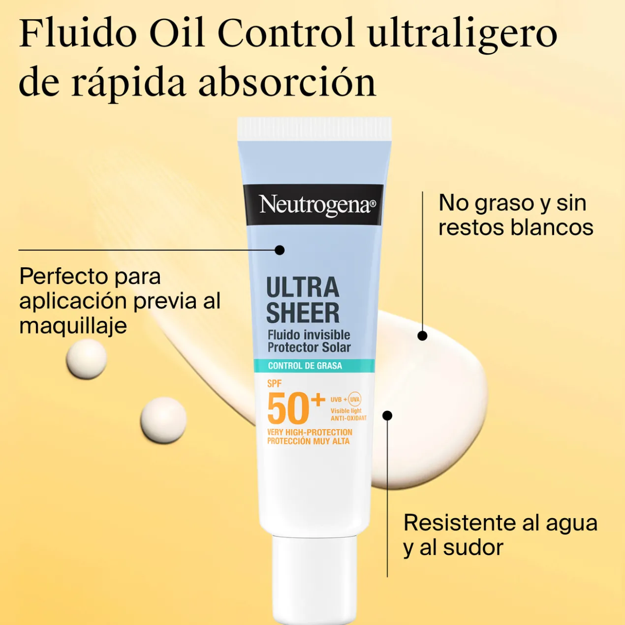 Fluide Invisible Oil Control SPF50+ Ultra Sheer
