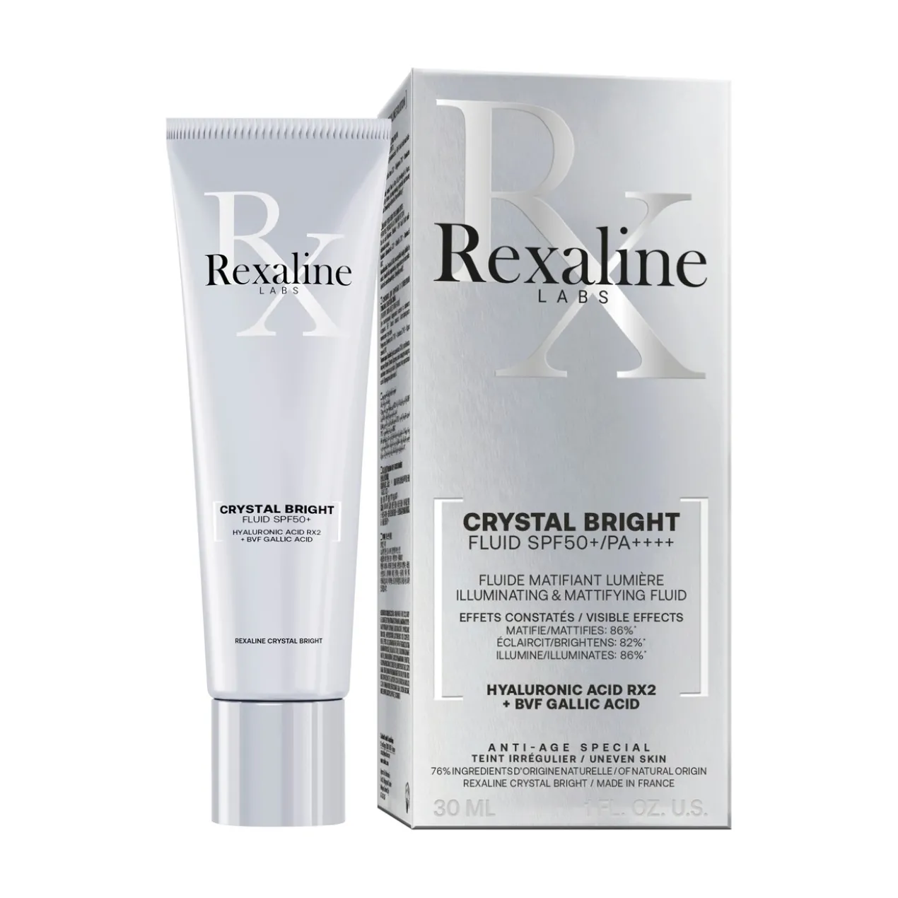 Fluide Matifiant SPF 50+ Crystal Bright