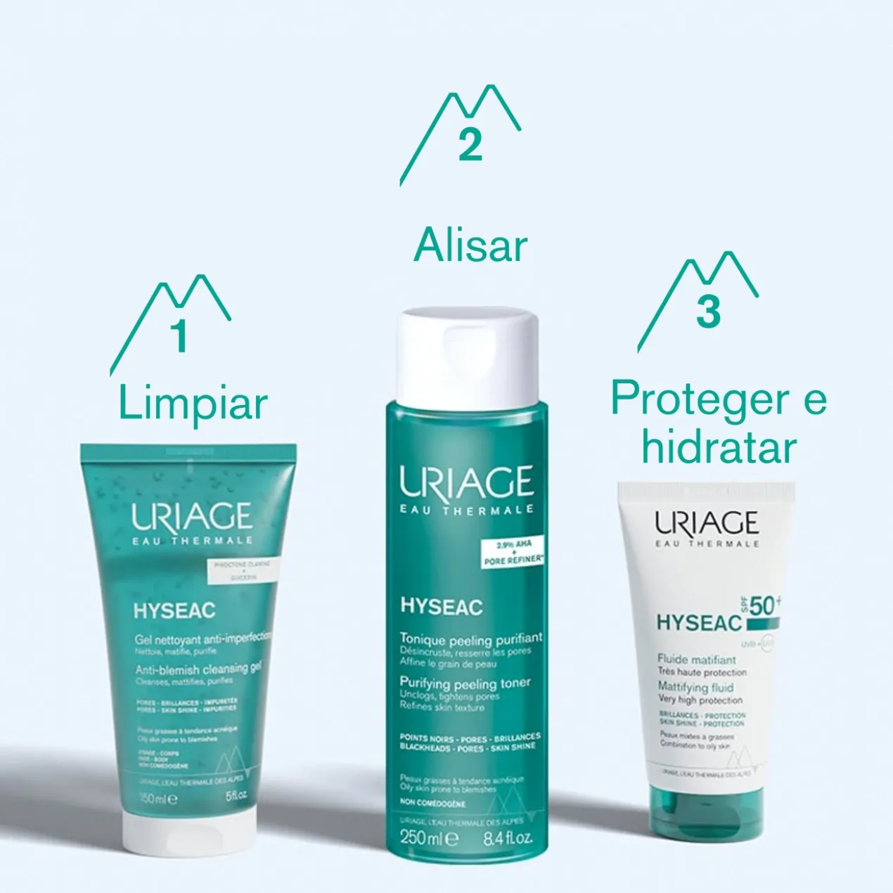 Fluide matifiant SPF50+ pour peaux mixtes à grasses