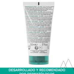 Fluide matifiant SPF50+ pour peaux mixtes à grasses