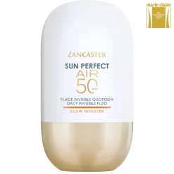 Fluide solaire invisible quotidien SPF50 Glow Booster Sun Perfect AIR