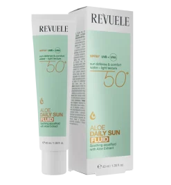 Fluide Solaire Quotidien à l’Aloe Vera SPF50+
