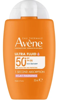 Fluide Solaire Ultra Radiance Effet Glow Quotidien SPF50+ Illuminateur