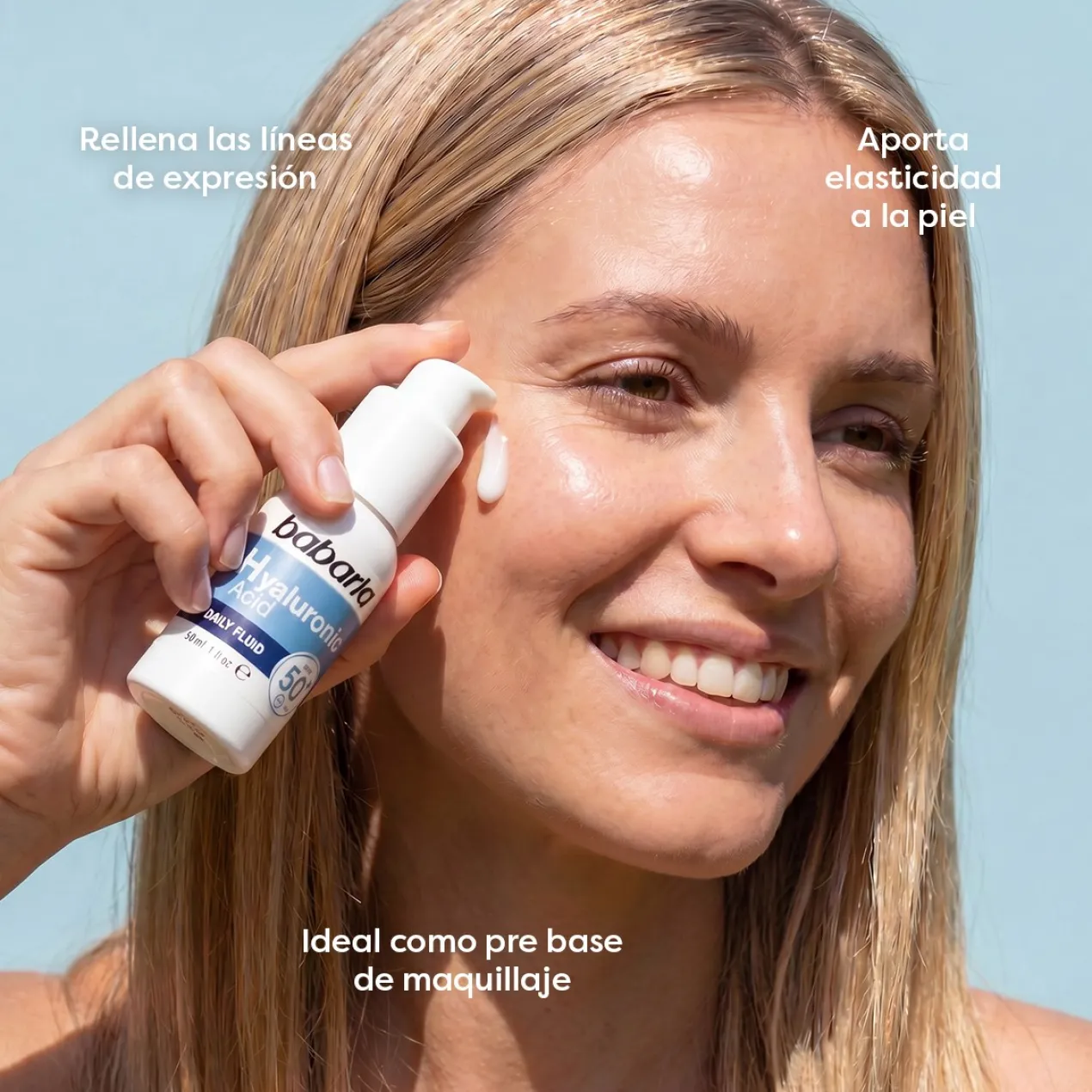 Fluide Visage Acide Hyaluronique SPF 50+