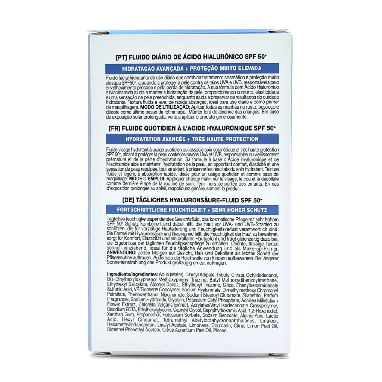 Fluide Visage Acide Hyaluronique SPF 50+