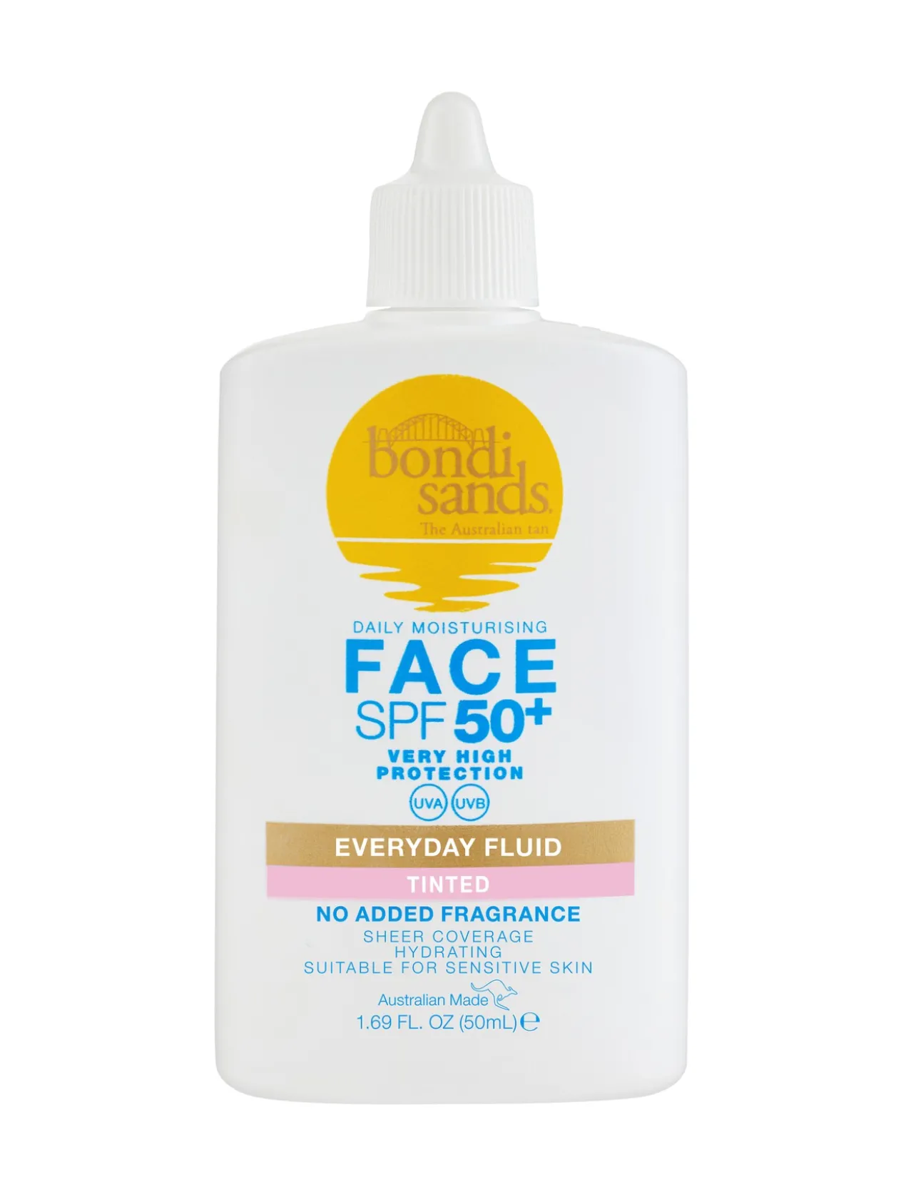 Fluide Visage Teinté Sans Parfum SPF50+