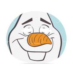 Frozen Masque pour le Visage Olaf