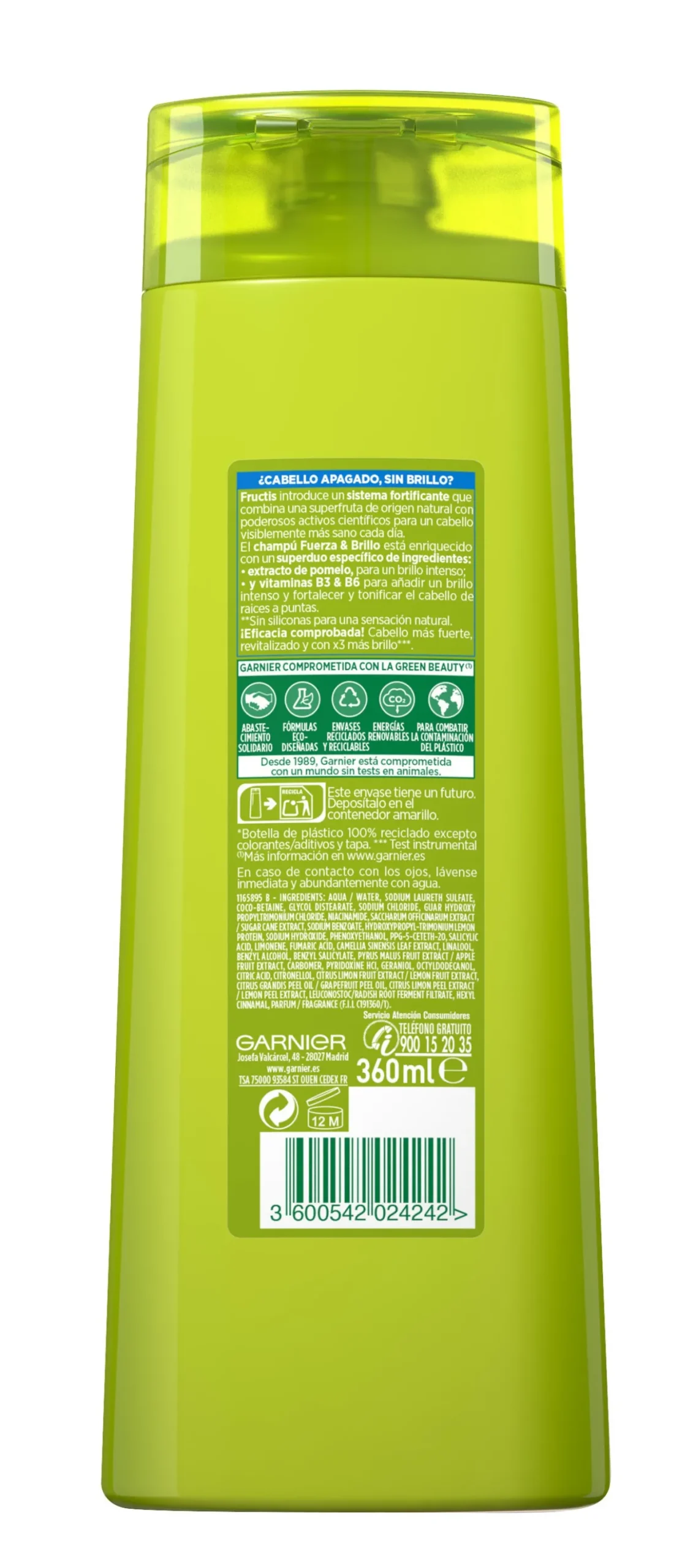 Fructis Force et Brillance Shampoing Fortifiant