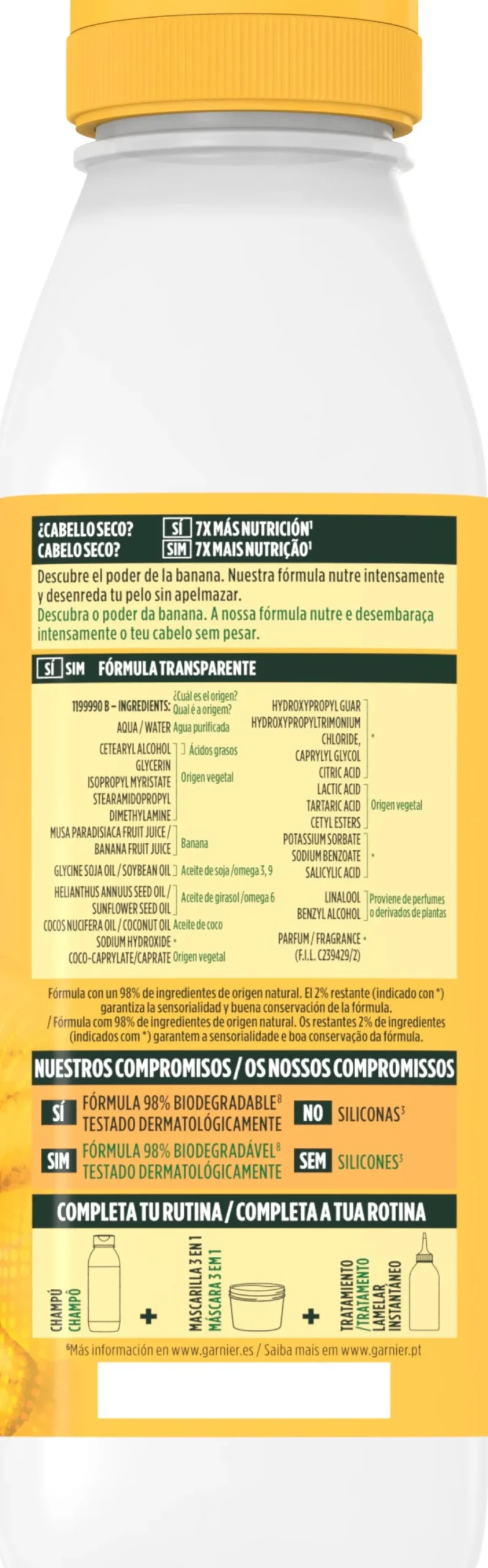Fructis Hair Food Banana Ultra Nutrition Après-shampoing
