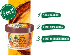 Fructis Hair food Masque 3 en 1 Macadamia