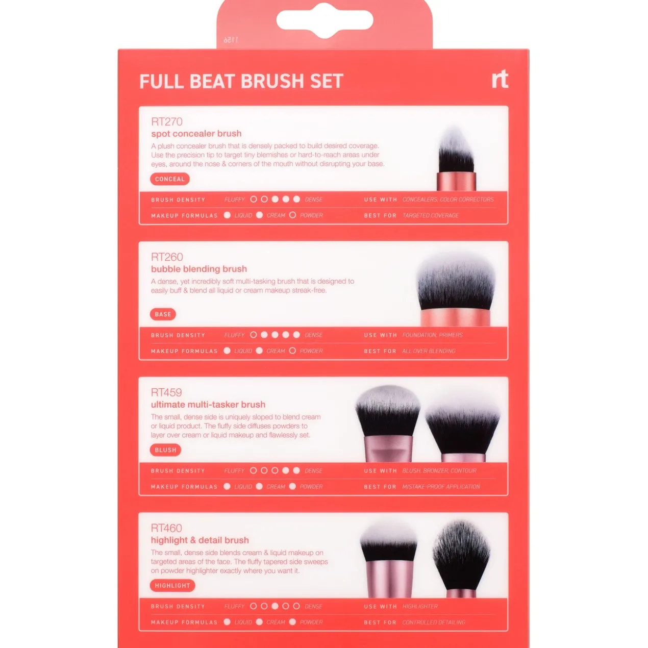 Full Beat Set de 4 Pinceaux