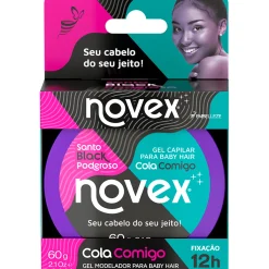 Gel capillaire Santo Black Poderoso pour Baby Hair