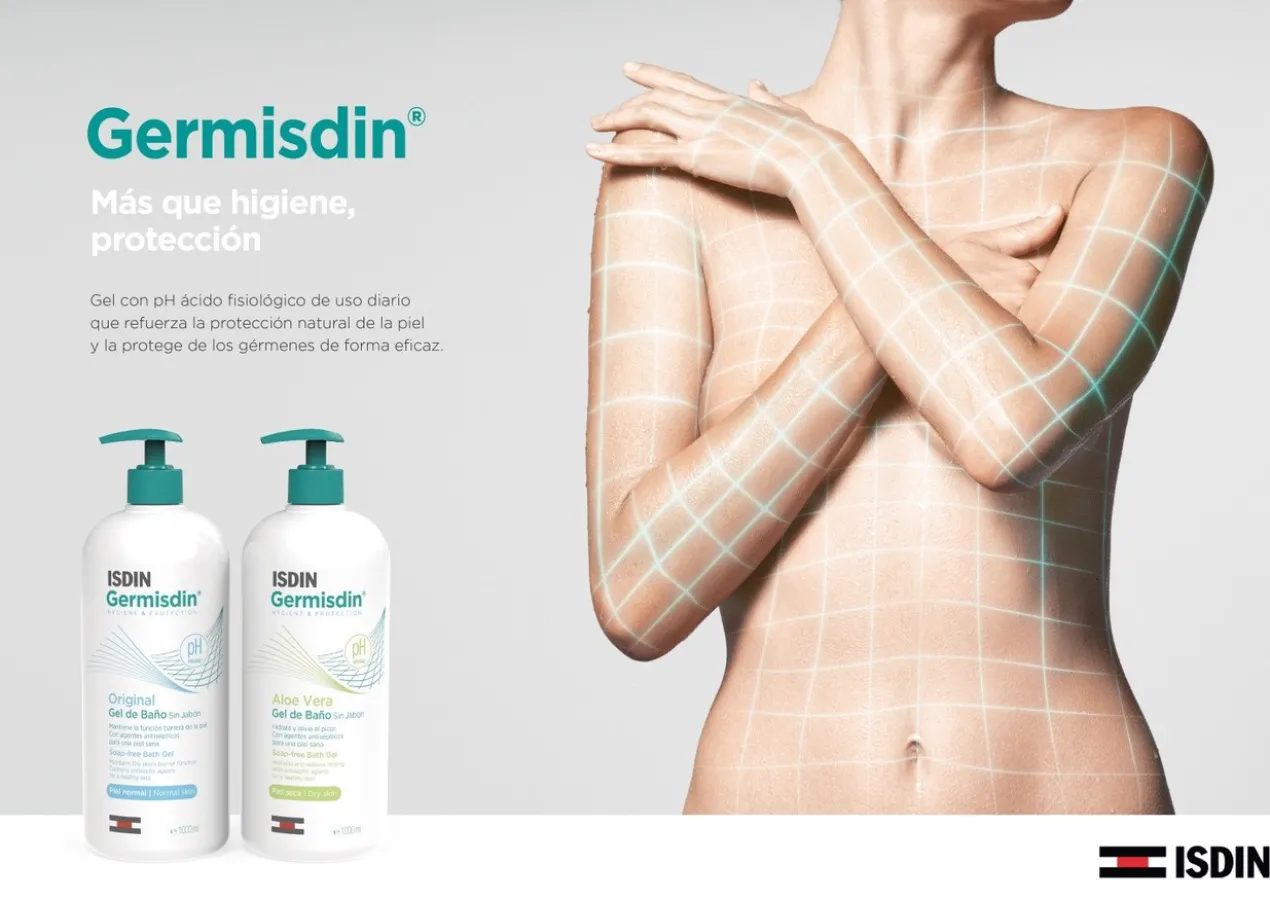 Gel de bain Germisdin à l’Aloe Vera – Peaux sèches