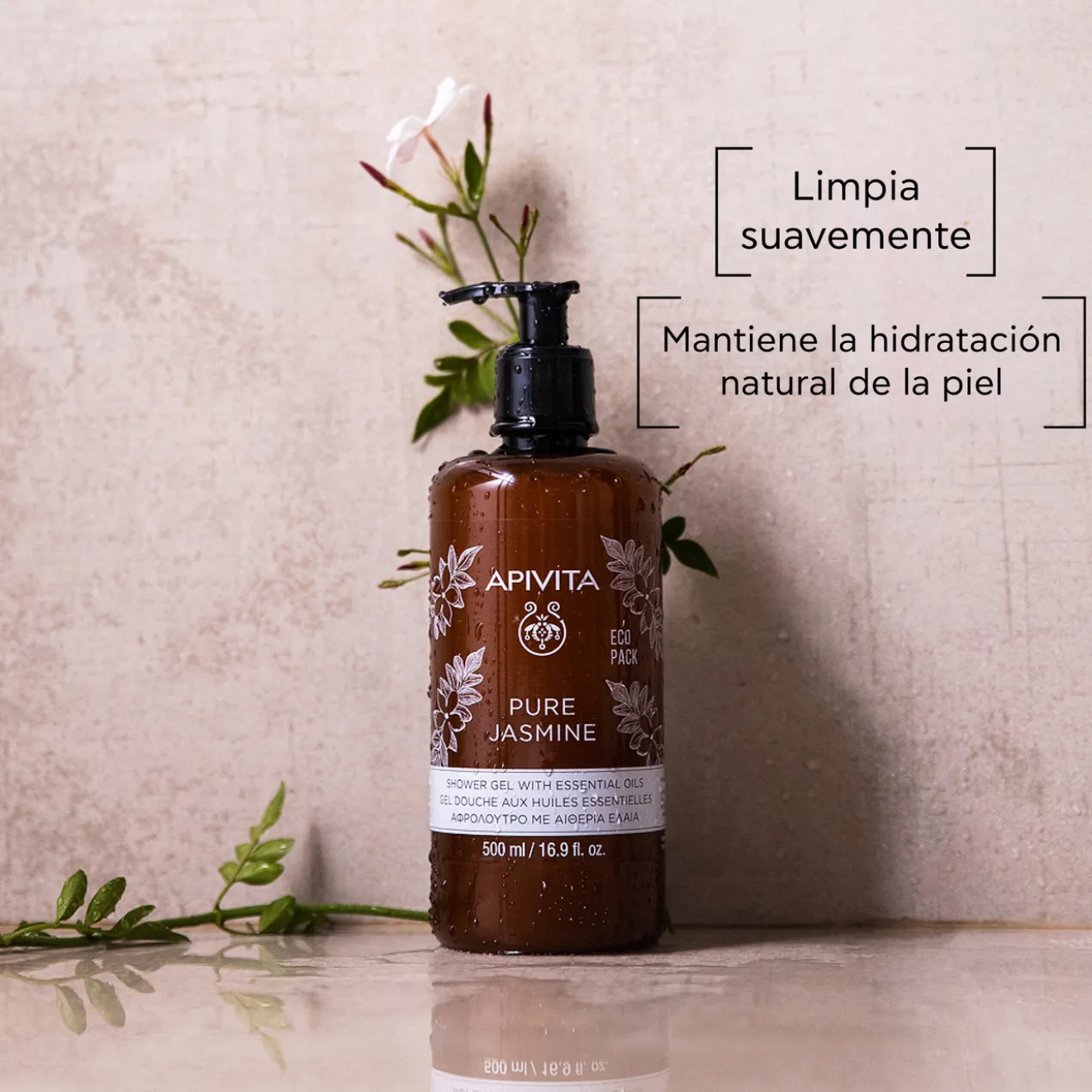 Gel de Bain Pure Jasmine aux Huiles Essentielles