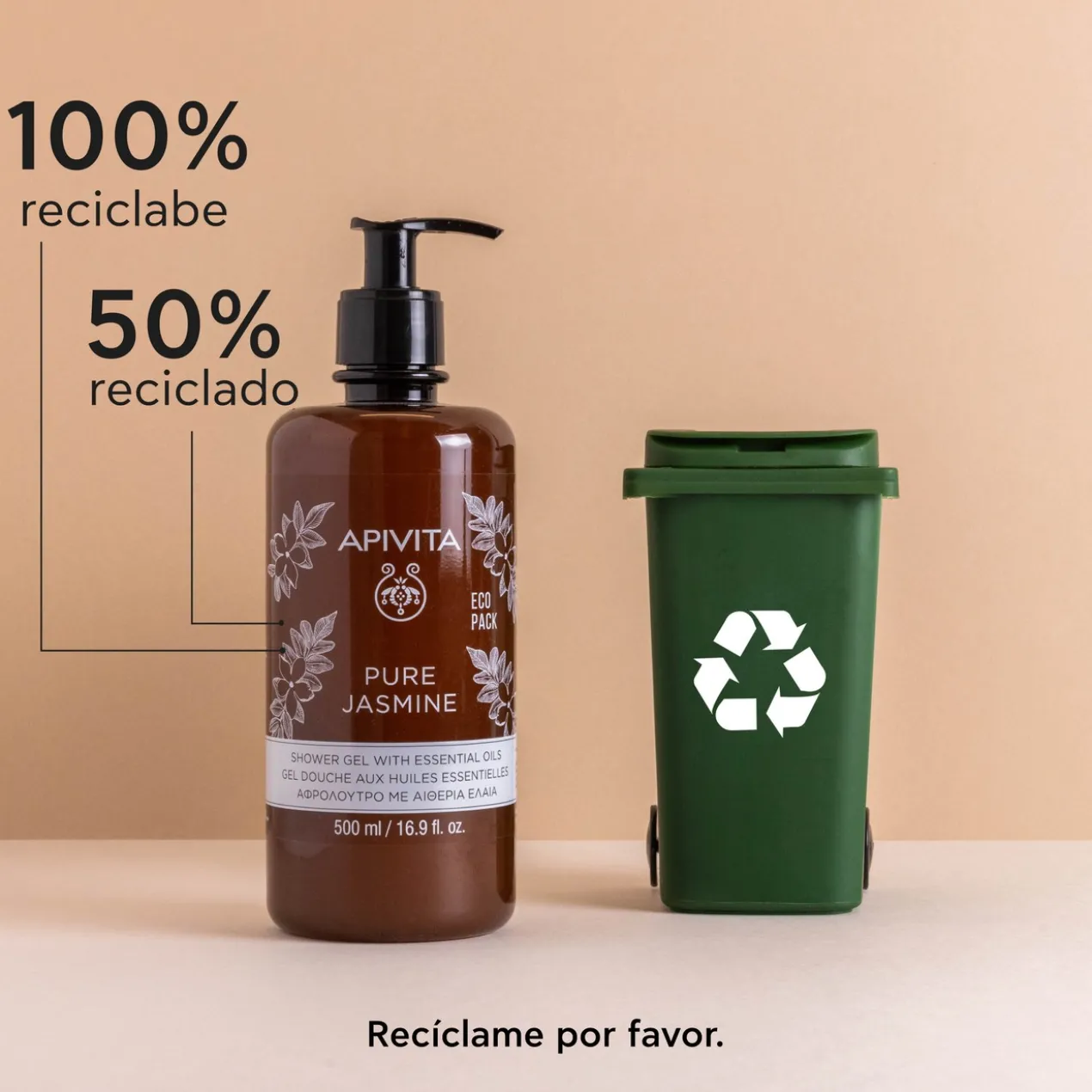 Gel de Bain Pure Jasmine aux Huiles Essentielles