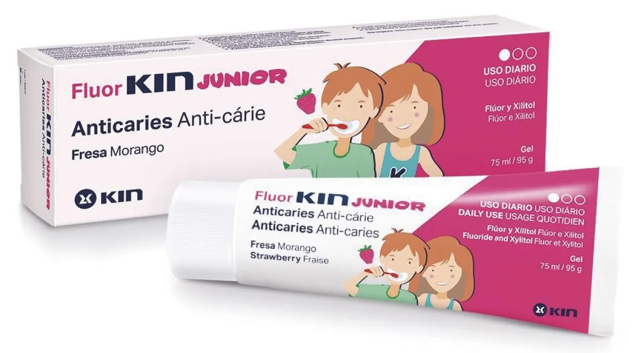 Gel Dentifrice Junior Fluor Kin