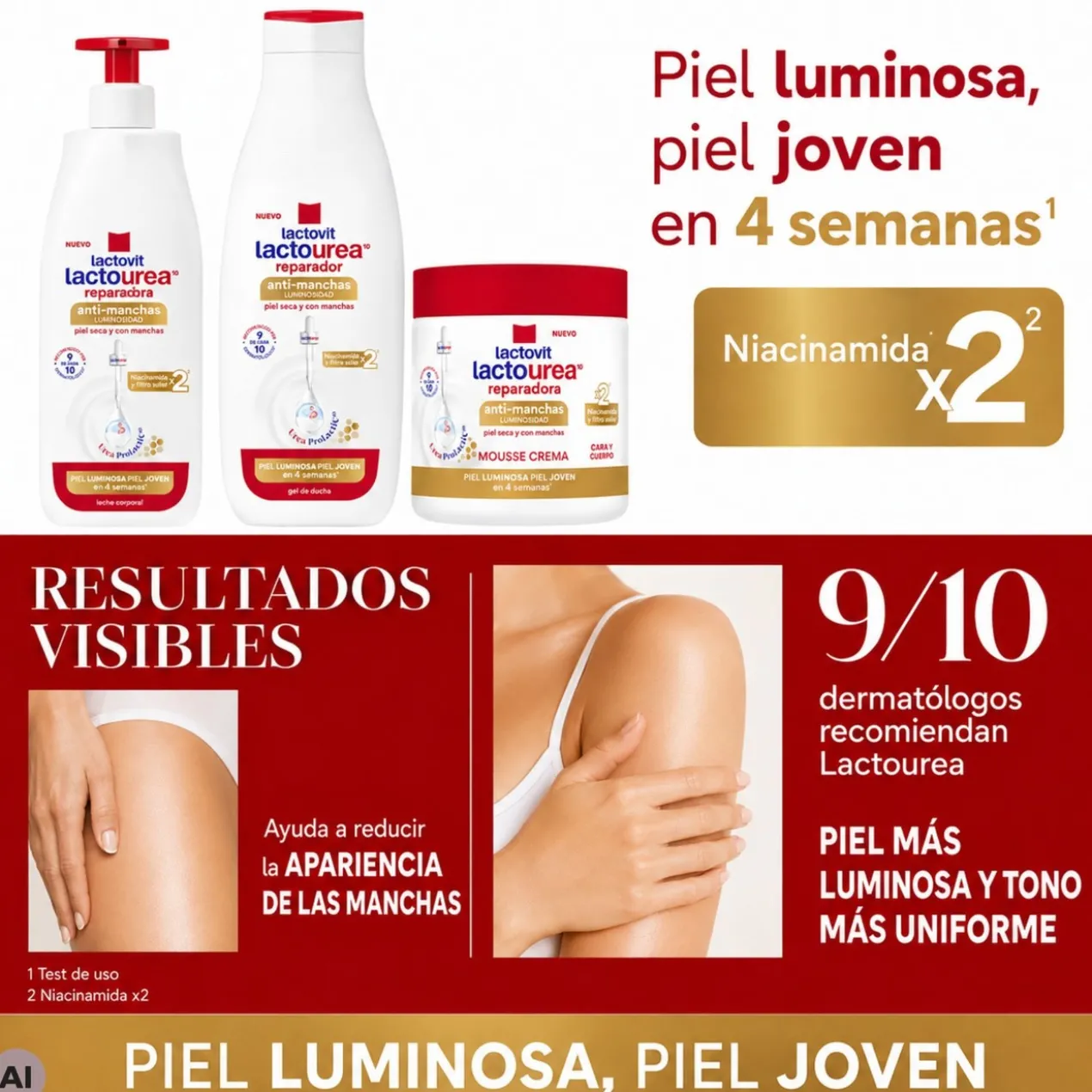Gel Douche Anti-taches Luminosité Lactourea