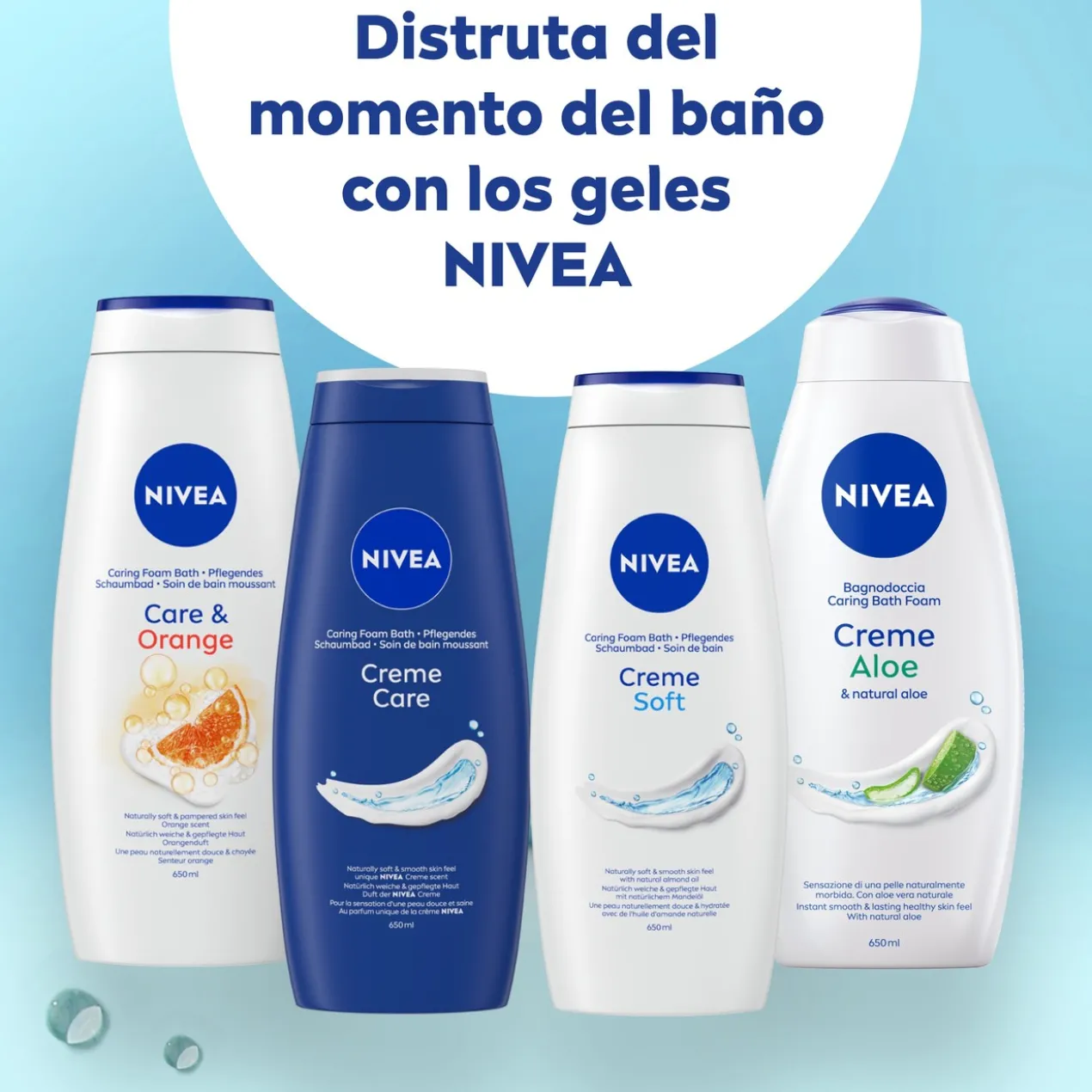 Gel douche crème Care