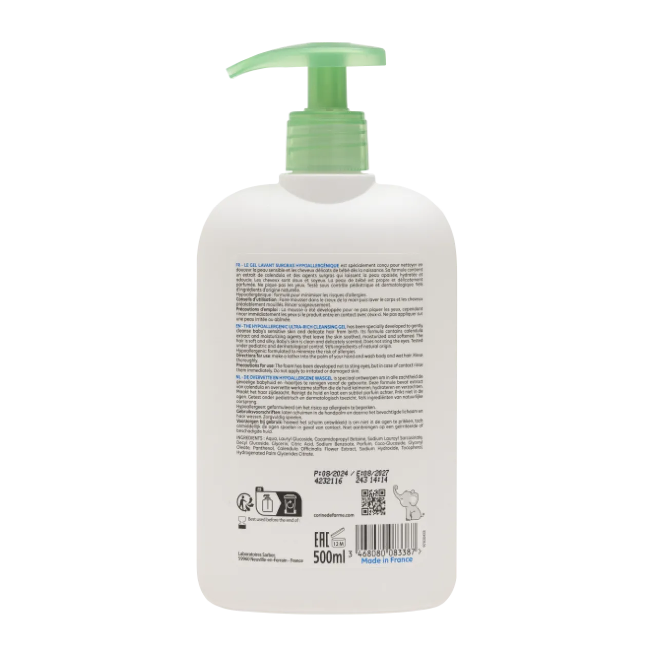 Gel douche hydratant à la calendula