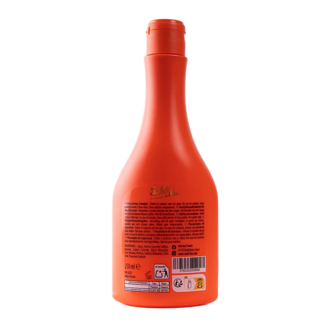 Gel Douche à la Mangue Format Flacon