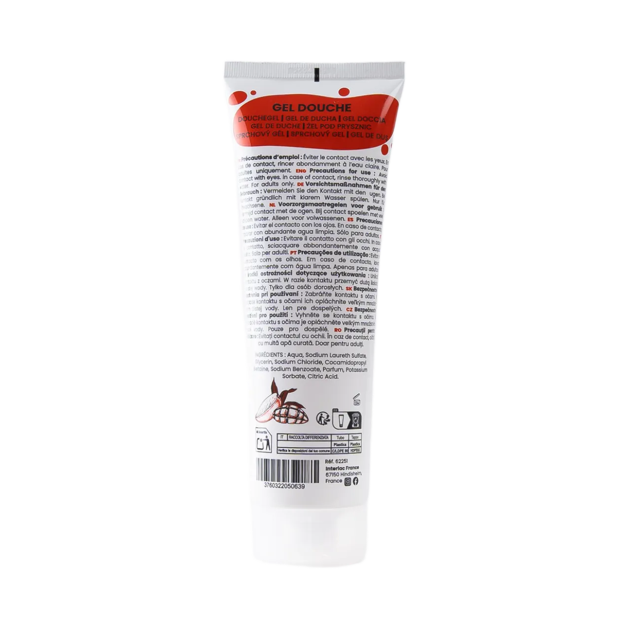 Gel Douche à la Mangue Format Tube