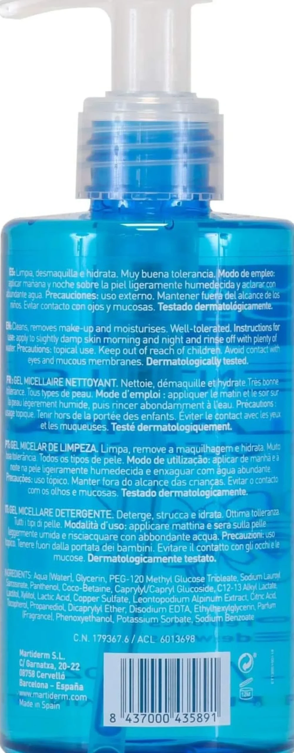 Gel Micellaire Nettoyant
