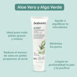 Gel Nettoyant Matifiant Aloe Vera et Algue Verte
