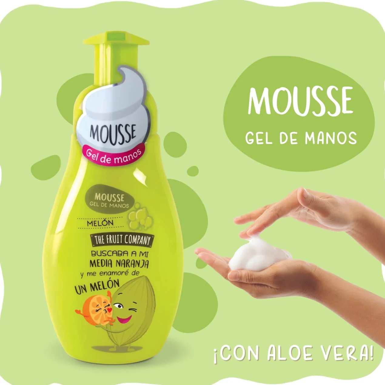 Gel pour les Mains en Mousse