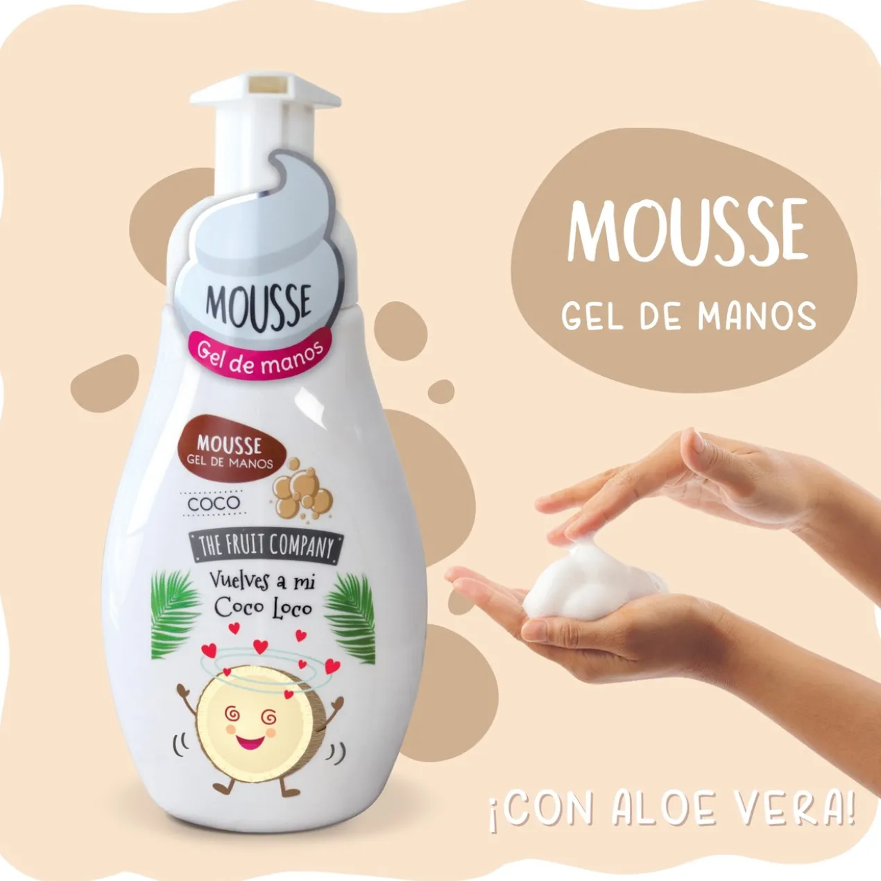 Gel pour les Mains en Mousse