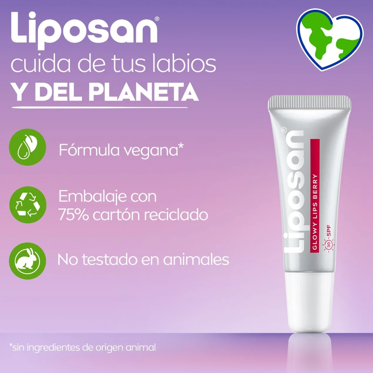 Glow Lips Berry Lèvres effet glow SPF30