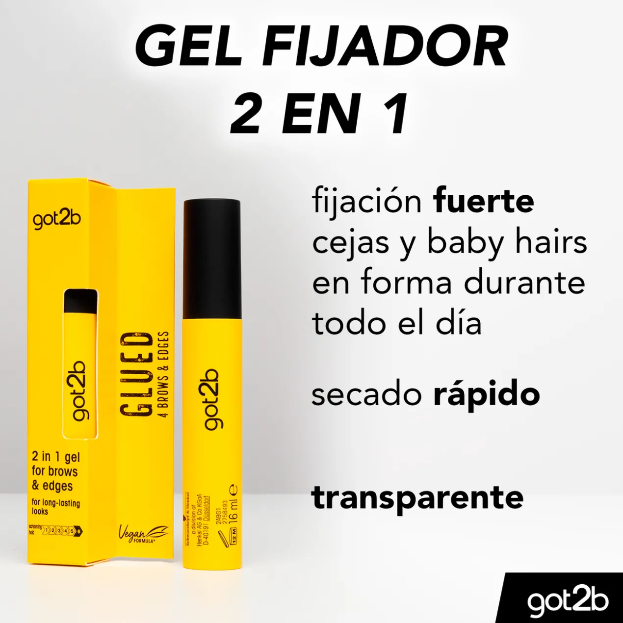 Glued 4 Brows & Edges Gel pour sourcils