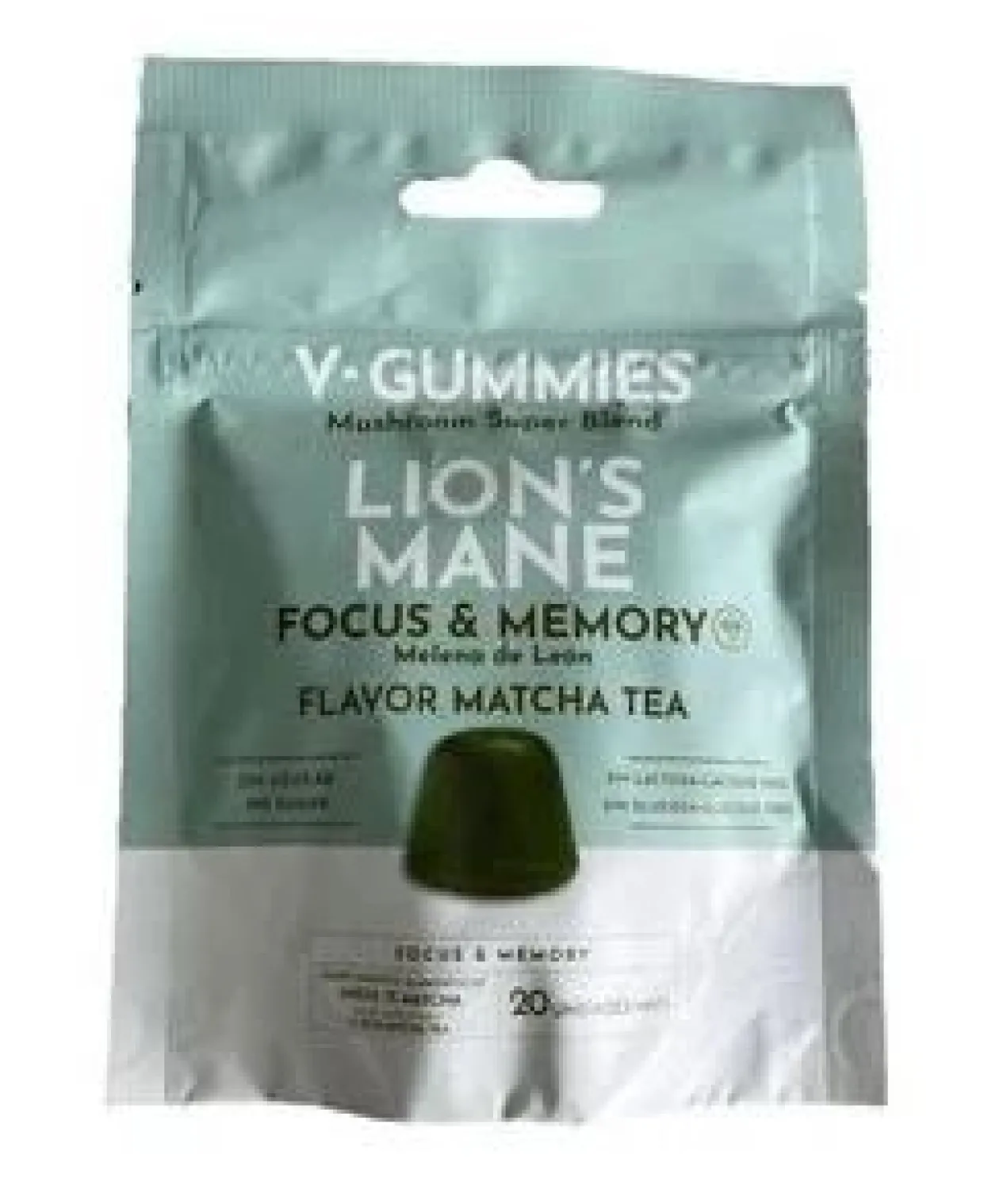 Gommes Focus & Memory Crinière de Lion Saveur Matcha
