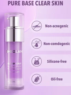 Good Grip Hydrating Primer Blueberry + AHA Prebase Visage Sans Silicone