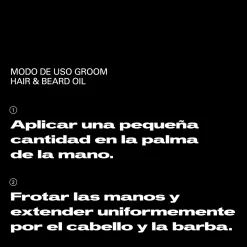 Groom Huile pour Cheveux et Barbe pour Homme