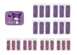 Hello Kitty Kuromi Boîte de Pansements Enfants Brillants
