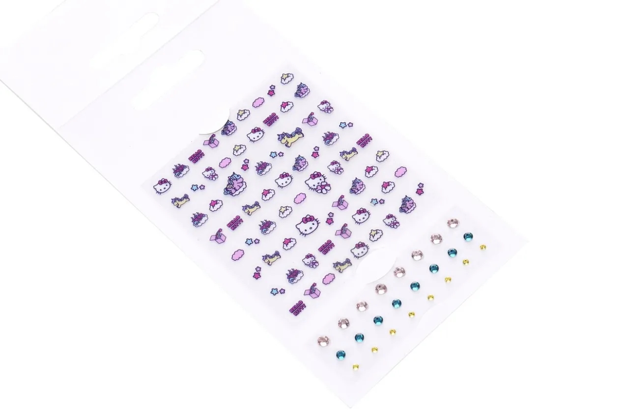Hello Kitty Stickers et Strass pour Décoration d'Ongles